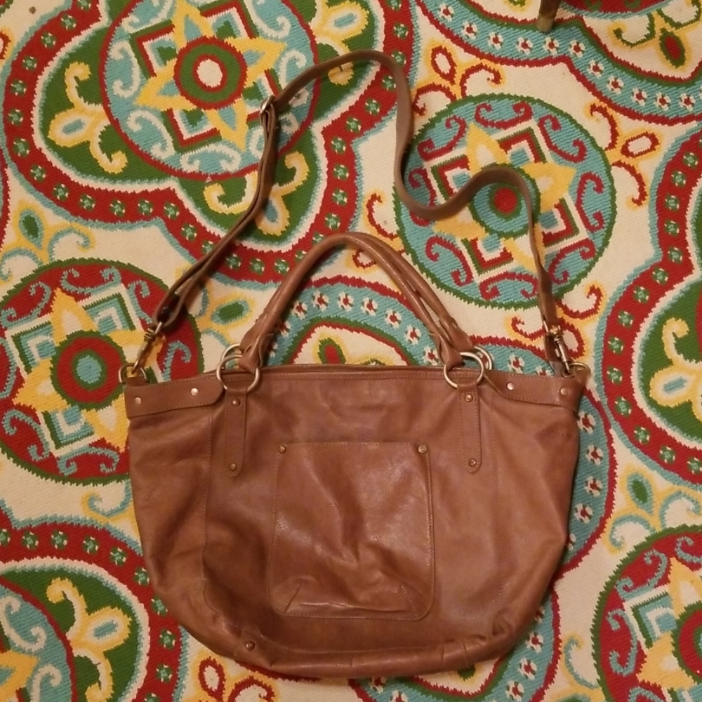 Oversized Leather Handbag